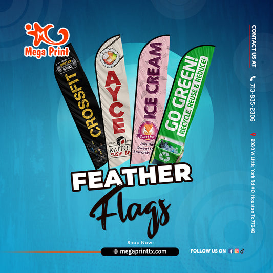 Feather Angled Flag