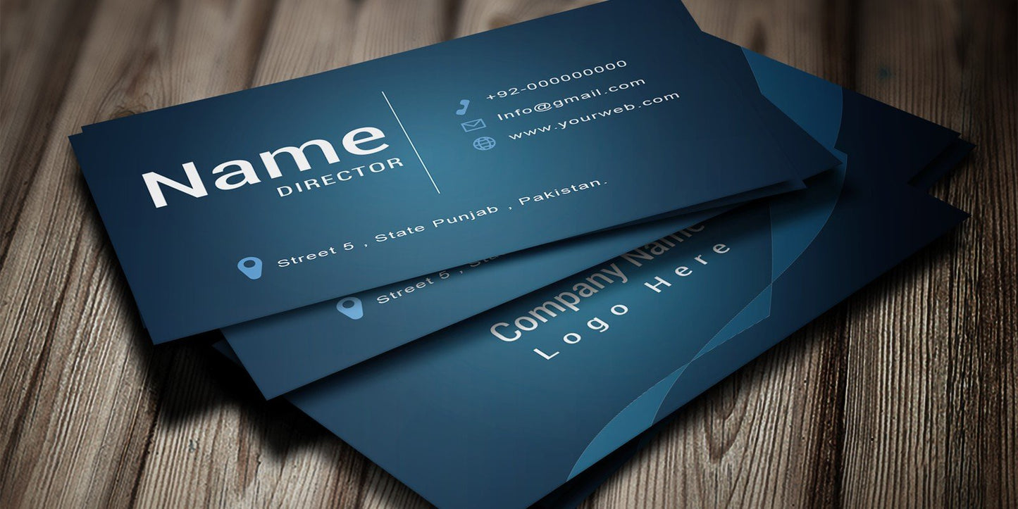 Business Cards Print 2 sides 14pt Gloss